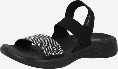 Sandale cu baretă 'ON-THE-GO 600' SKECHERS pe auriu / gri argintiu / negru / argintiu, Vizualizare produs