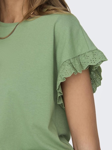 ONLY Μπλουζάκι 'IRIS' σε πράσινο