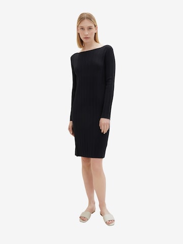 TOM TAILOR Knitted dress in Blue