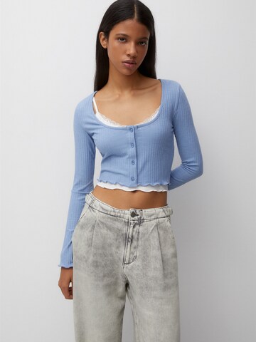 Pull&Bear Shirt in Blau: Vorderseite