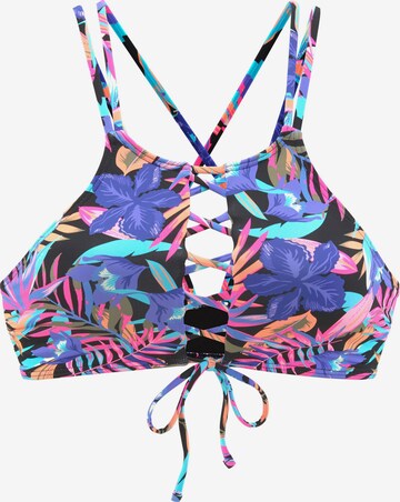 BENCH High neck Bikini Top 'Pitch' in Mixed colors: front