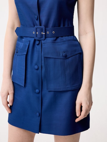 Robe-chemise adl en bleu