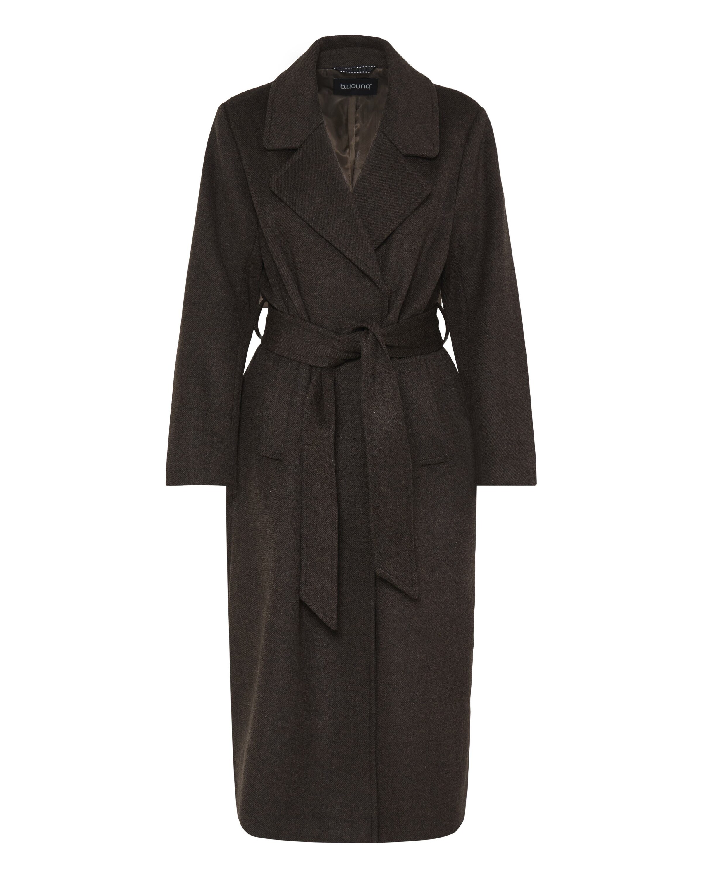 b.young Between-seasons coat 'ABONNET' in XS in Mottled brown, Item view