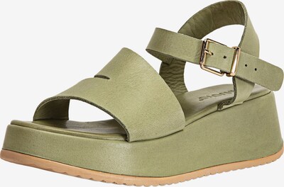 INUOVO Sandales en vert, Vue avec produit