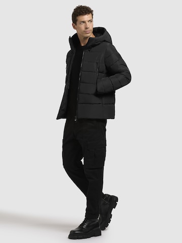 khujo - Casaco de inverno 'WOU' em preto