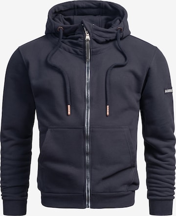 Alessandro Salvarini Sweat jacket 'Bergamo' in Blue: front