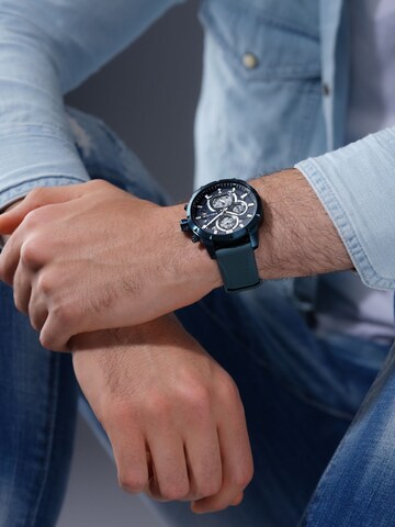 POLICE Analog watch 'Neist' in Blue