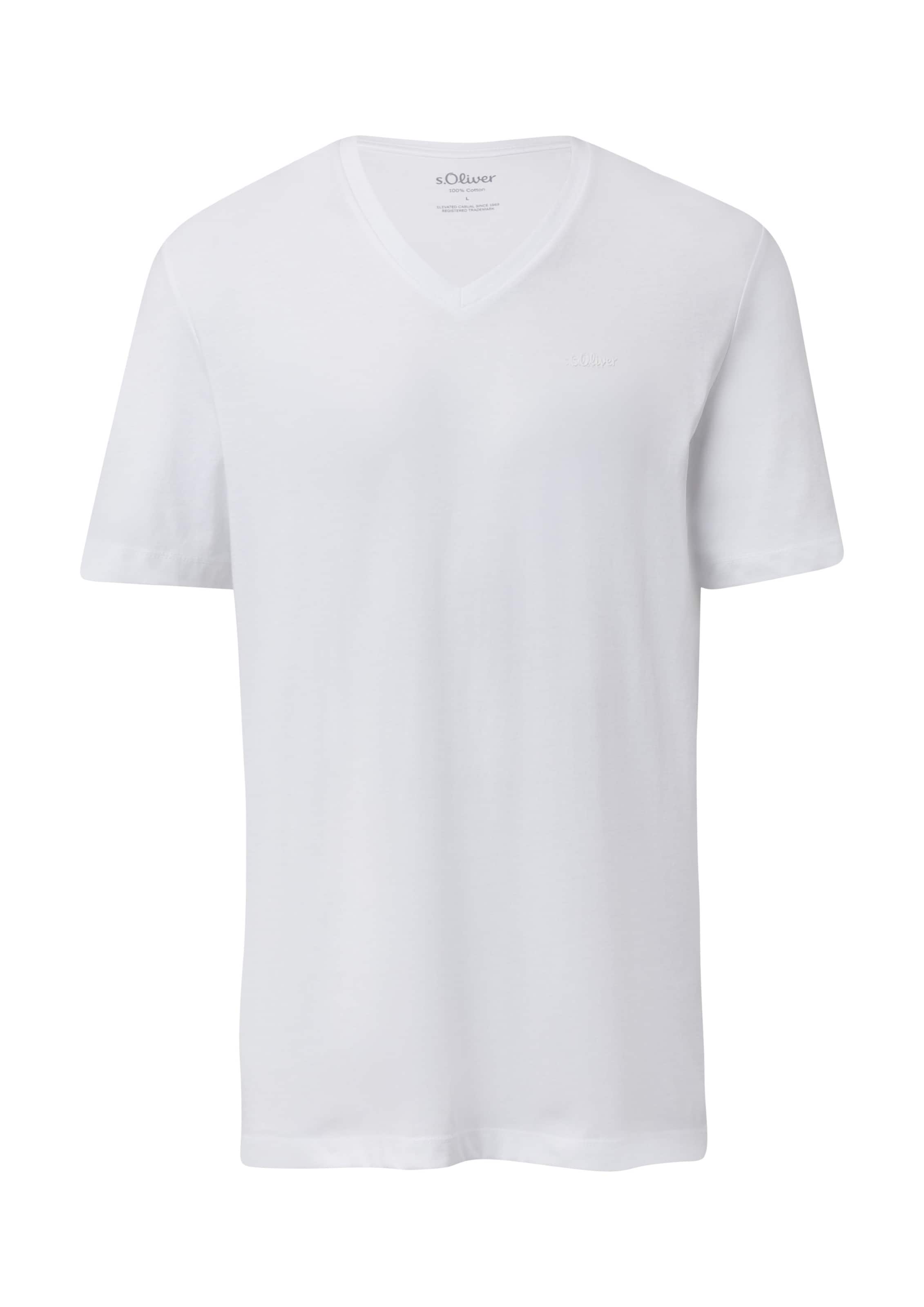 s.Oliver - Camiseta en blanco: frente