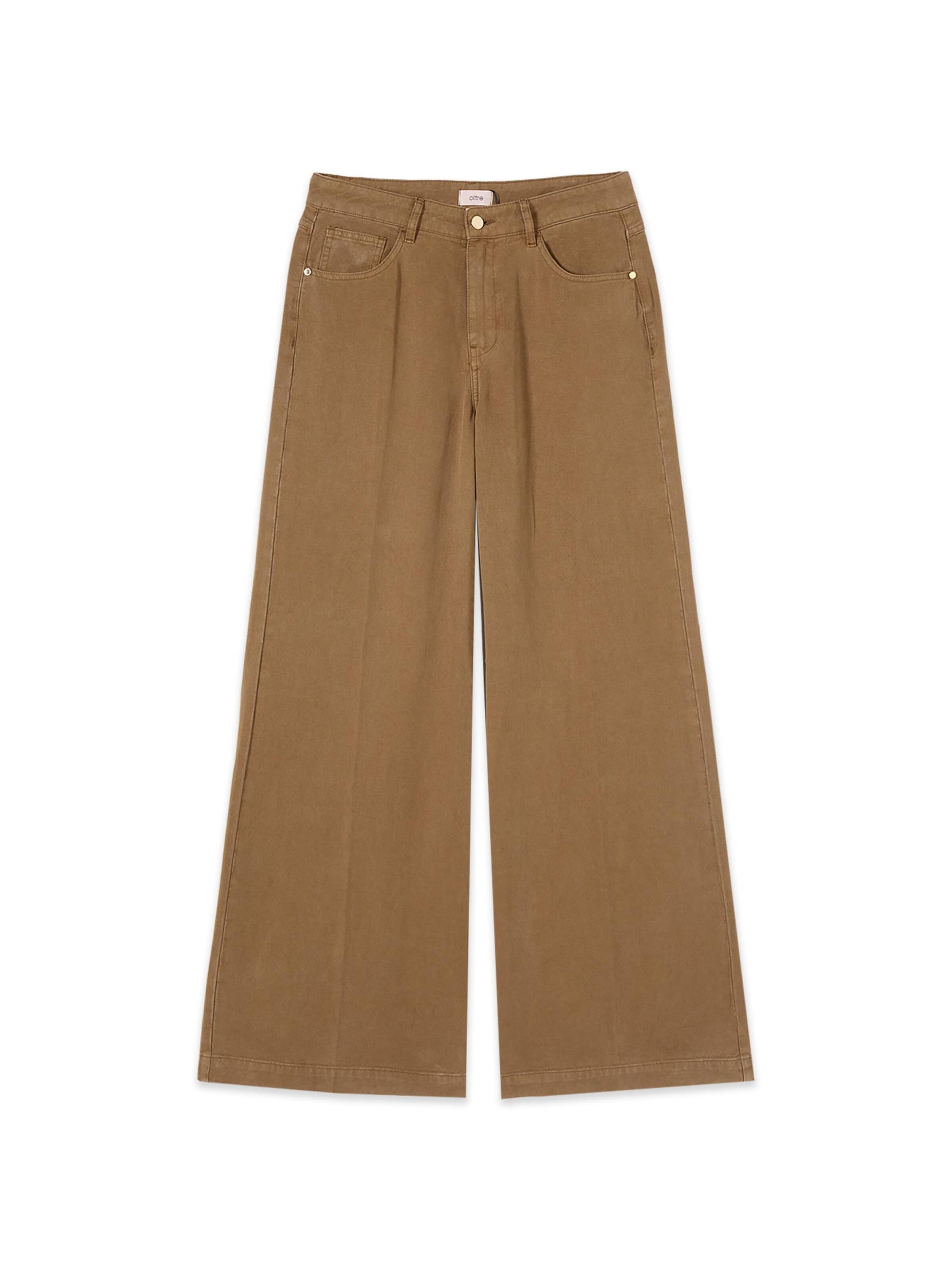 Baggy Pantaloni di oltre in marrone: frontale