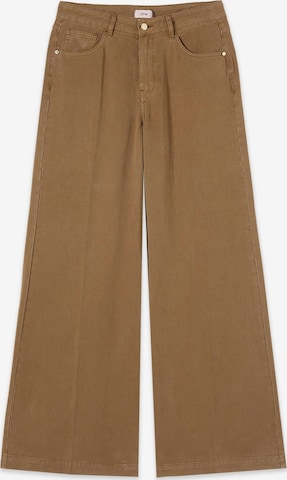 Pantalon oltre en marron : devant