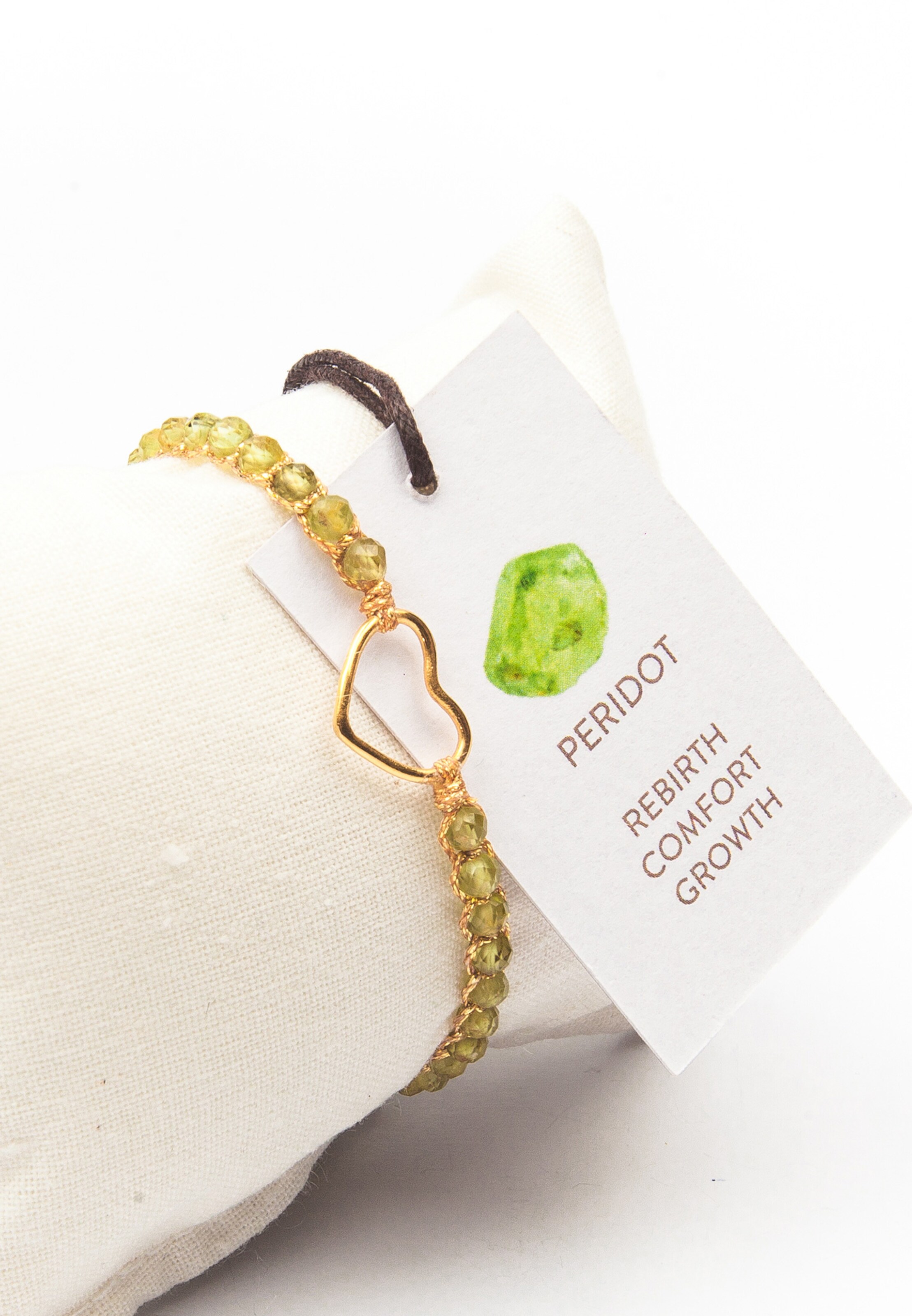 Samapura Jewelry Armband 'Peridot' in Goud