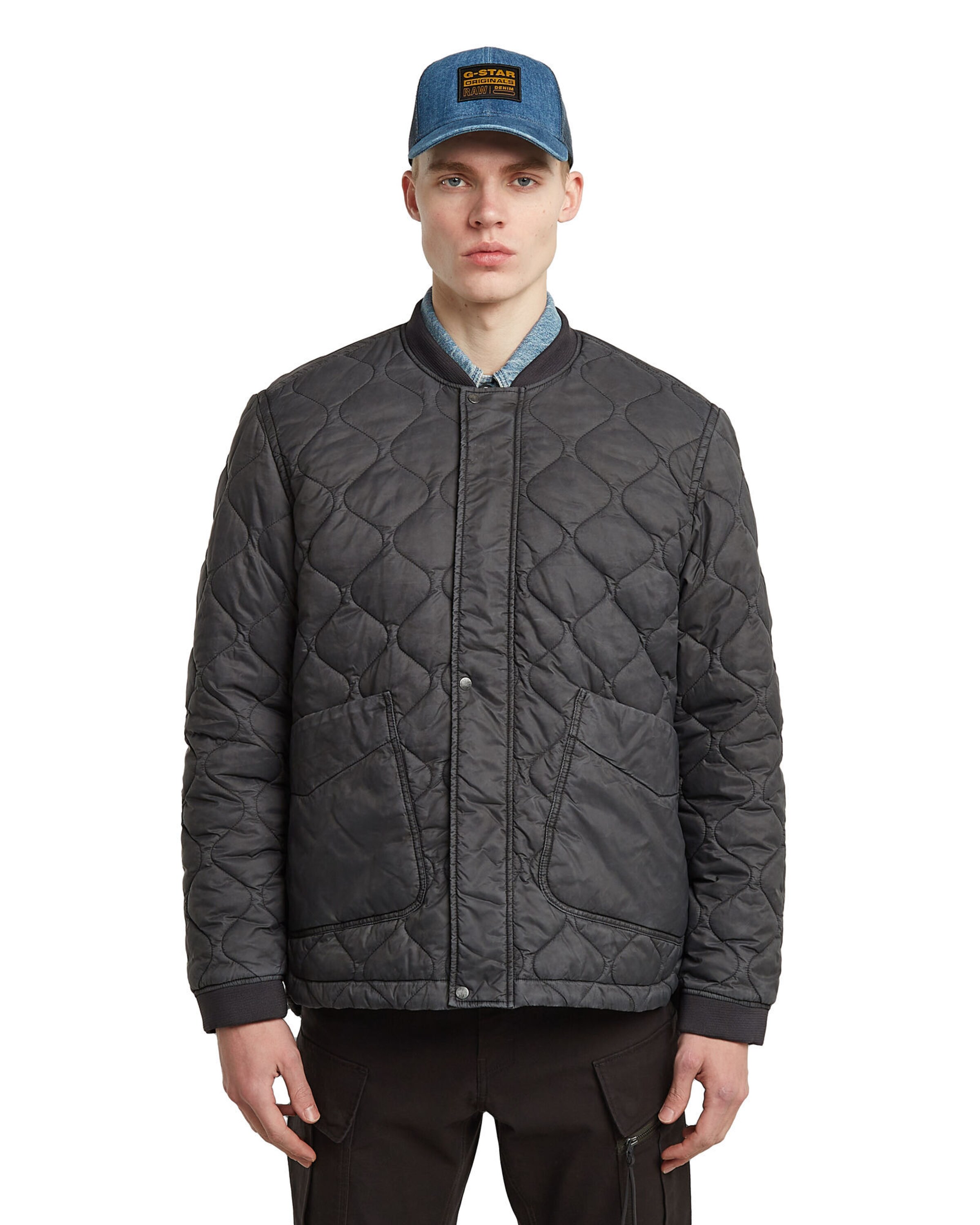 Veste mi-saison G-STAR en noir : devant