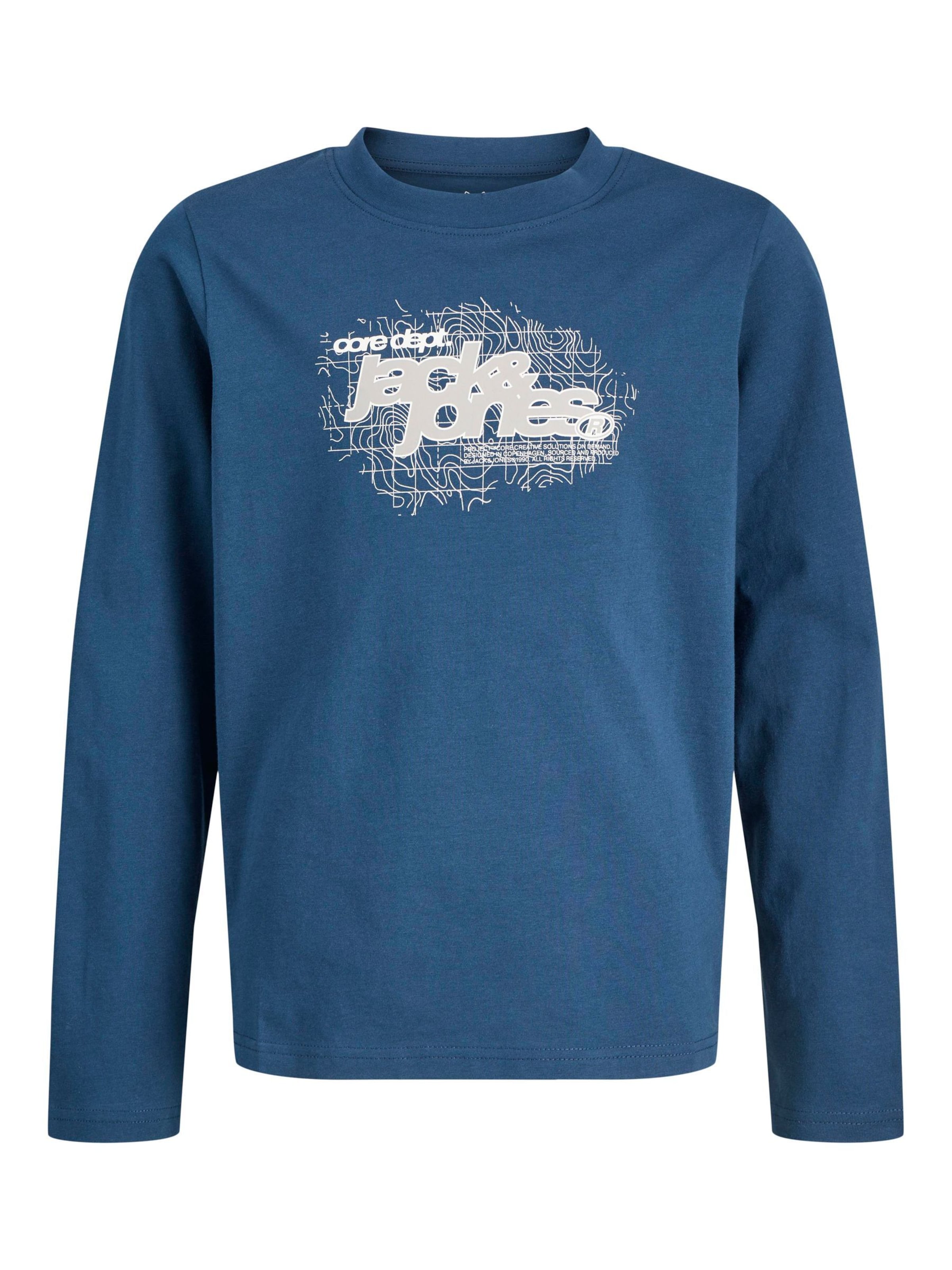 Jack & Jones Junior Shirt in Blue: front