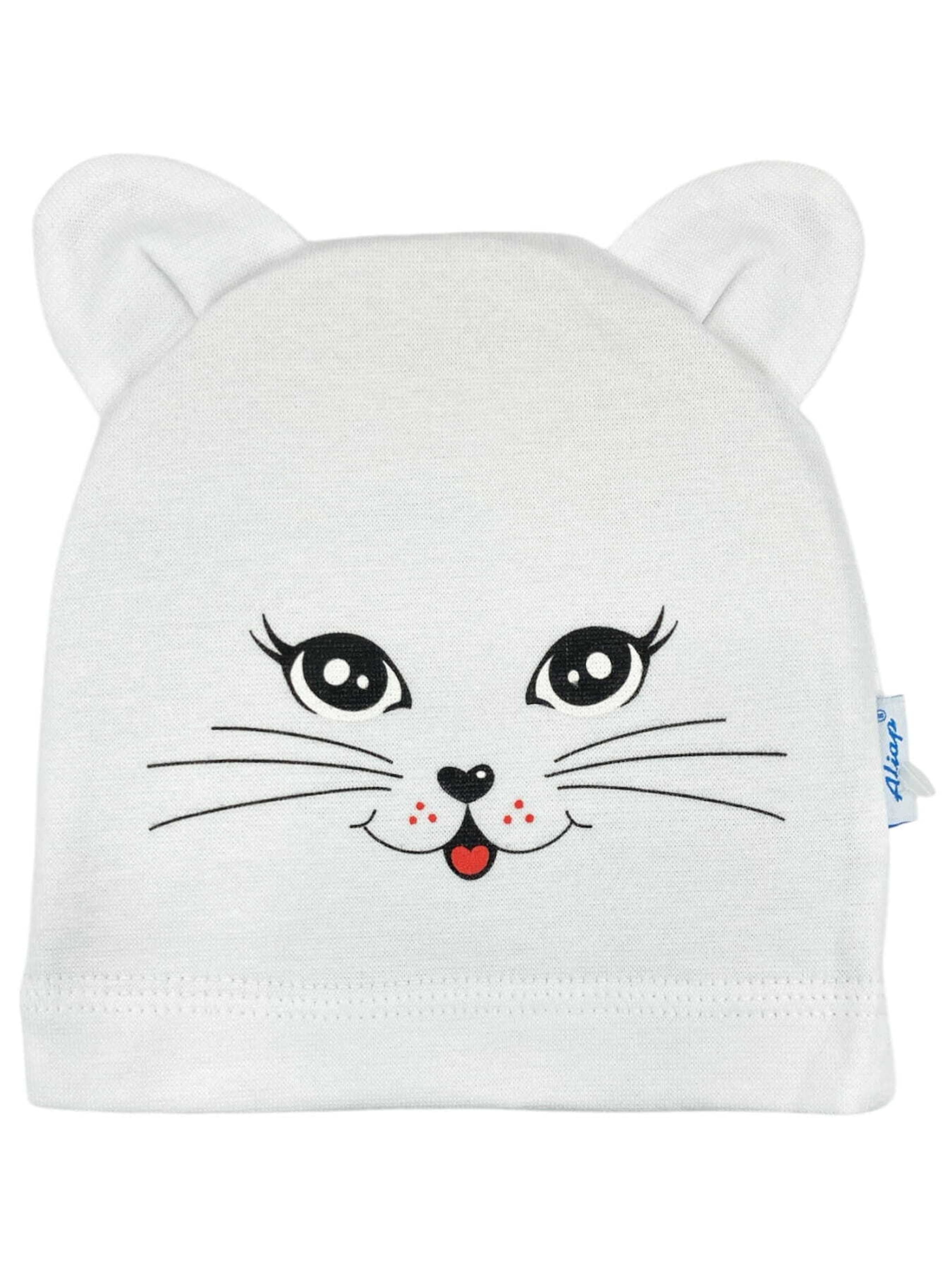 Aliap Mütze in Weiß: Vorderseite