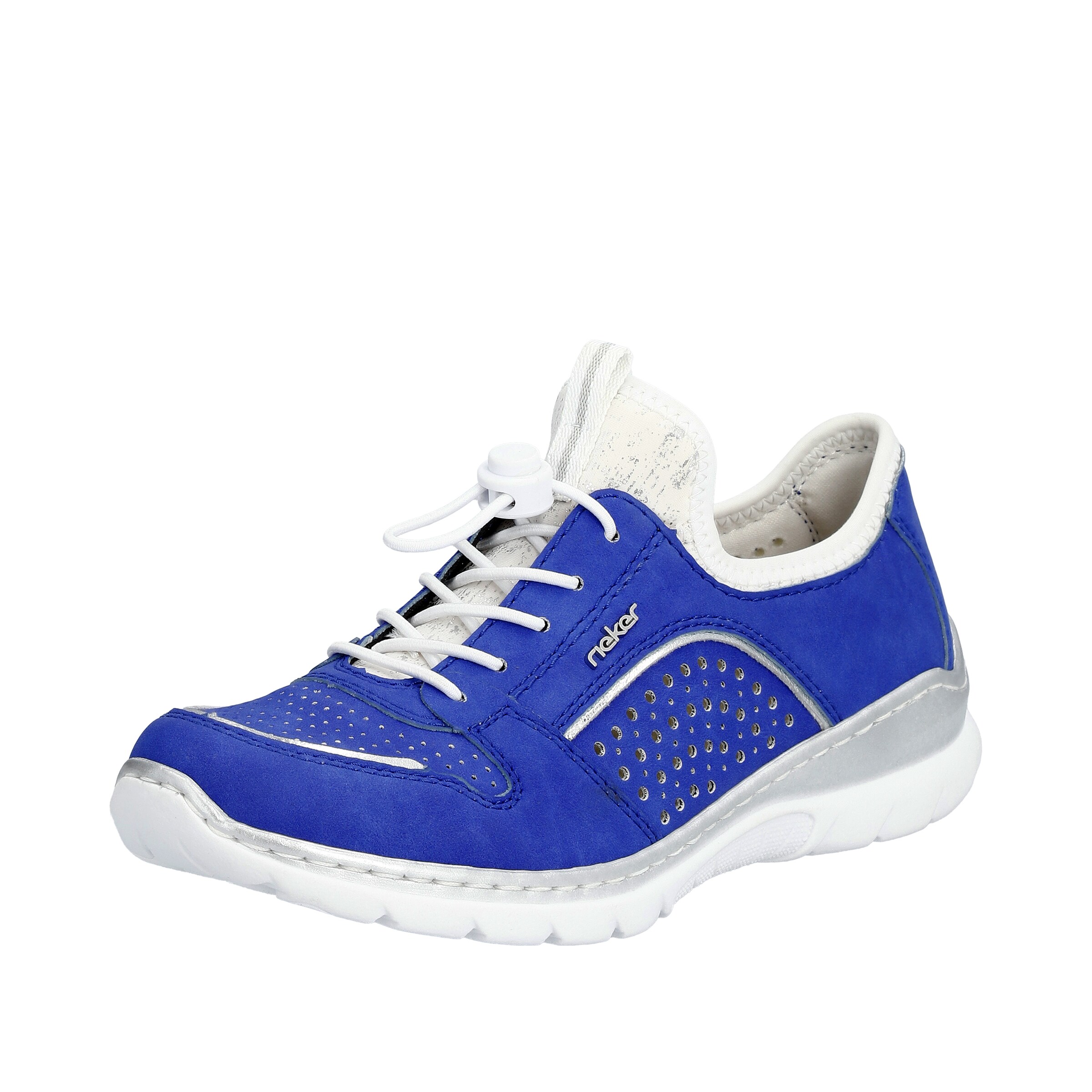 Baskets basses ' L3293 ' Rieker en bleu : devant