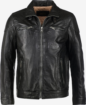 JCC Lederjacke in Schwarz: Vorderseite