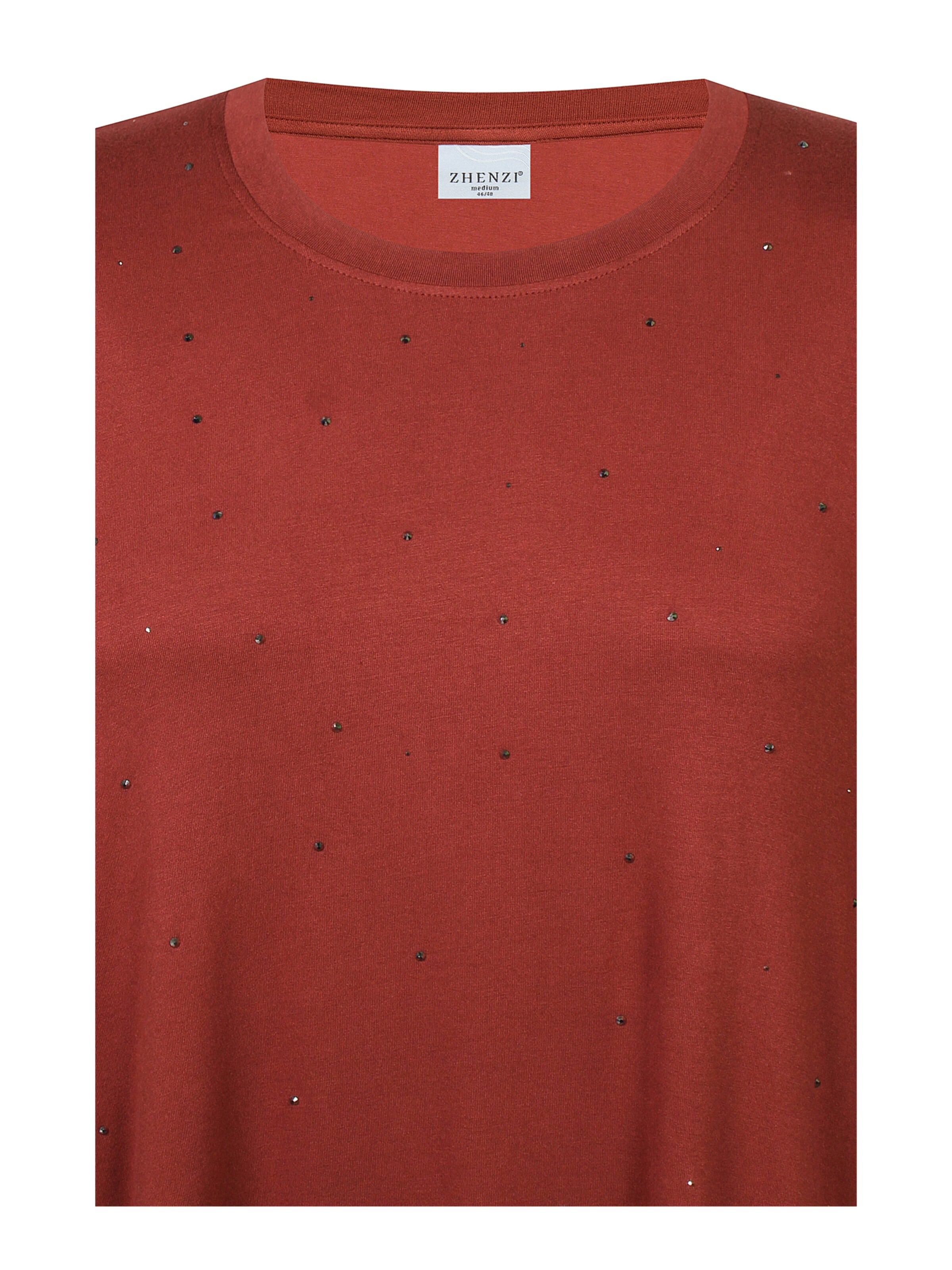 Zhenzi Shirt 'Letty 1509' in Rood