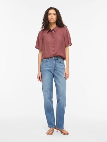 VILA Blouse 'VIPricil' in Brown
