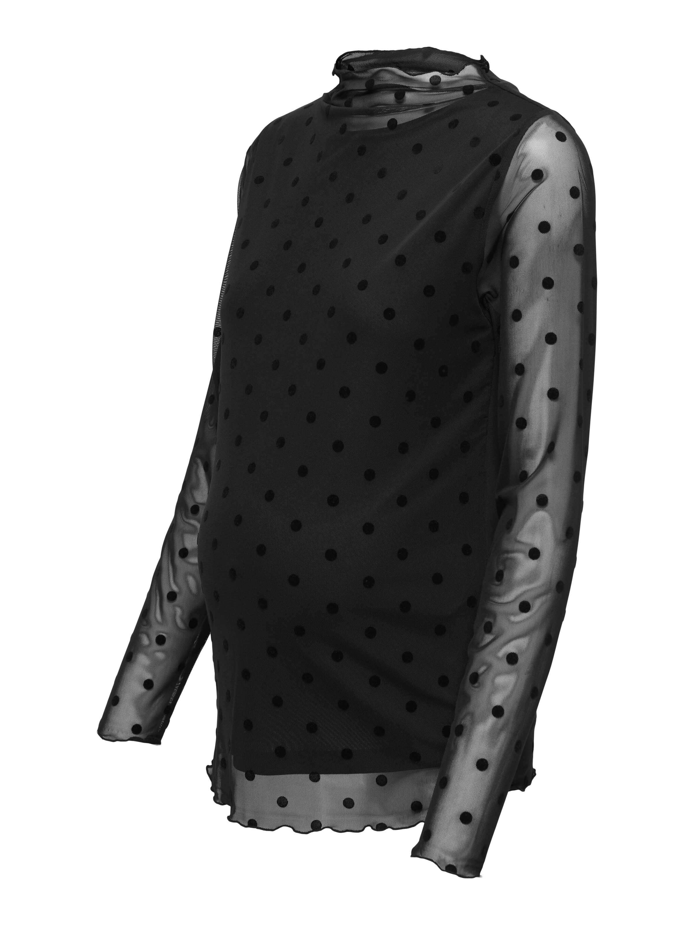 Only Maternity Shirt 'OLMLOURA' in S in de kleur Zwart, Productweergave