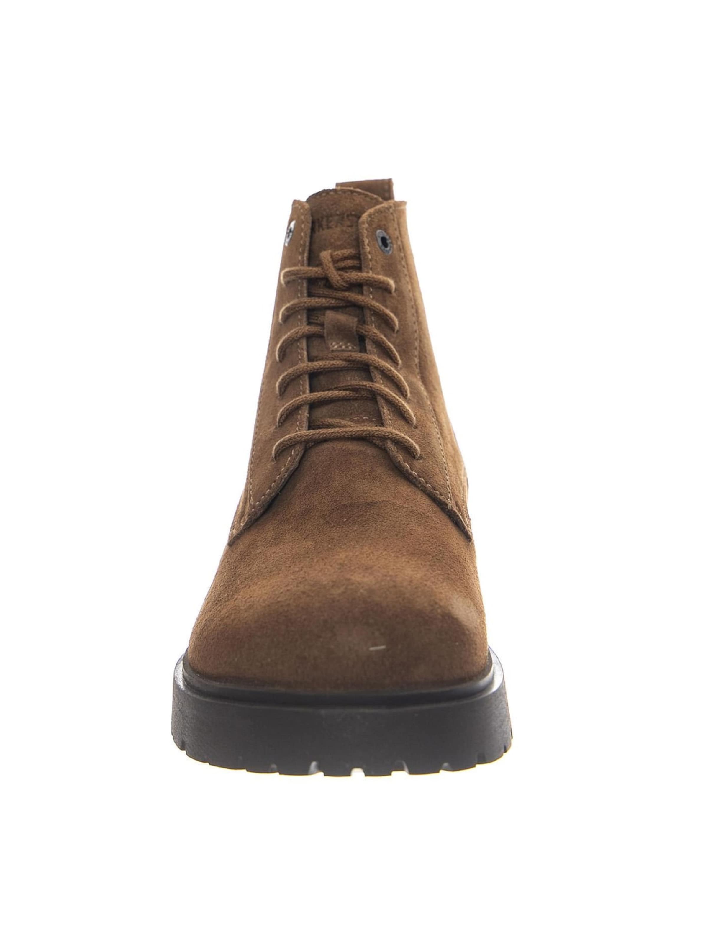 Stivale 'Highwood Lace Mid N Dark Tea, Suede Leather' di BIRKENSTOCK in marrone