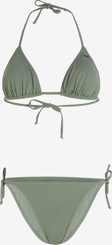 O'NEILL Triangel Bikini 'Capri Bondey' in Groen: voorkant