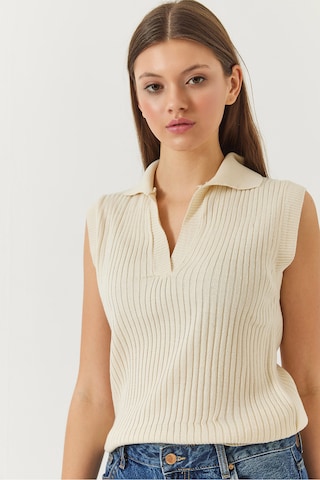 Bianco Lucci Pullover i beige
