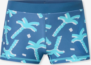 SCHIESSER Badehose ' Aqua Kids Boy ' in Blau: Vorderseite