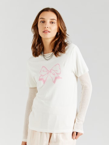 ONLY T-Shirt 'ONLKATE' in Weiß: Vorderseite