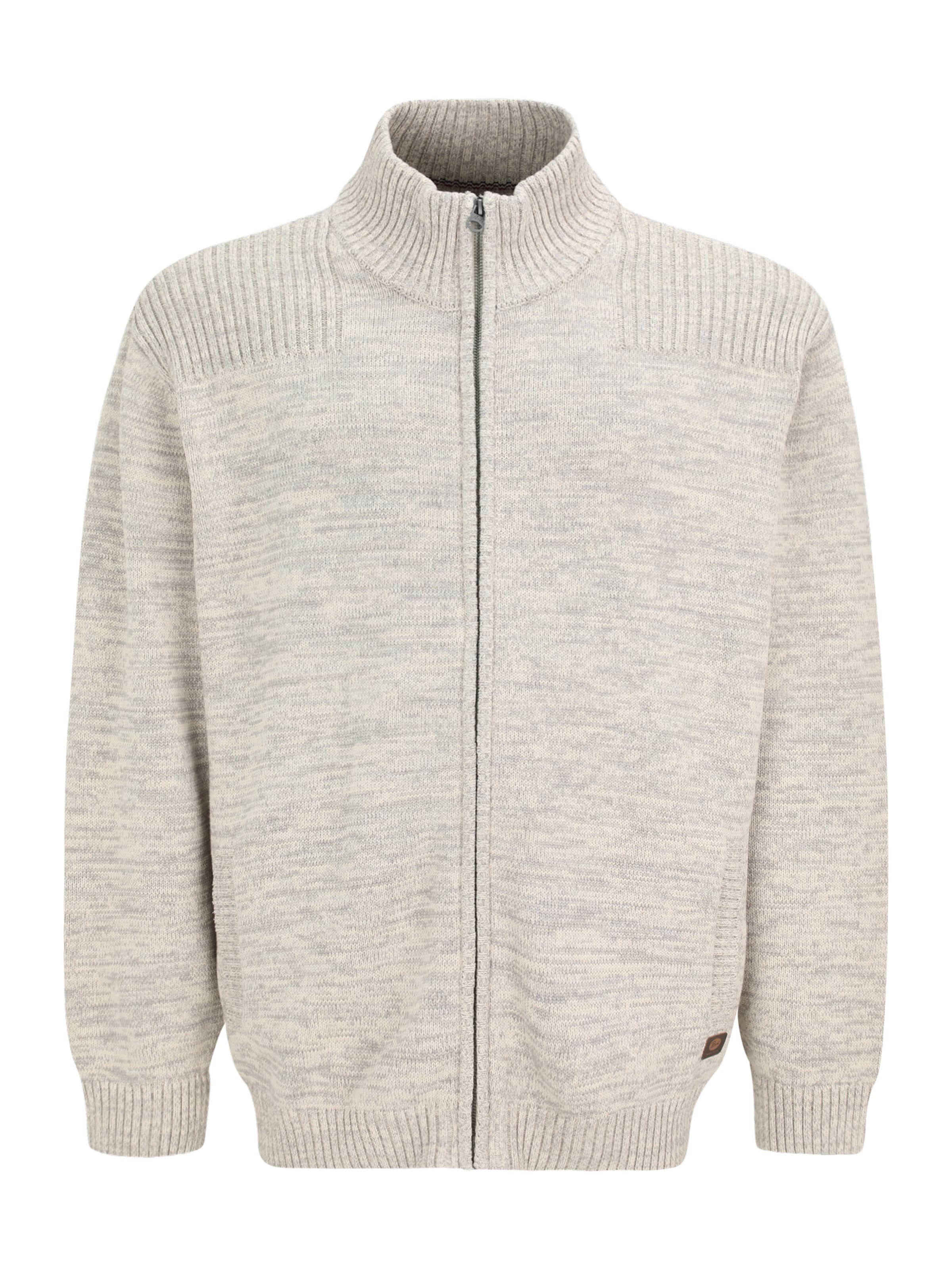 Petrol Industries Strickjacke in Beige: Vorderseite