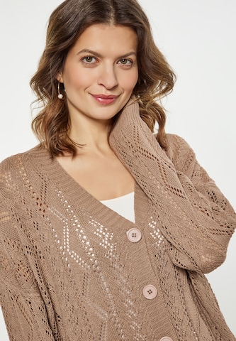 Usha Strickjacke in Braun