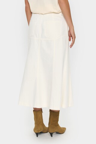SAINT TROPEZ Skirt 'Joann' in Beige
