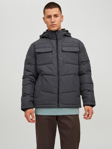 Veste d’hiver 'Brady' JACK & JONES en gris : devant