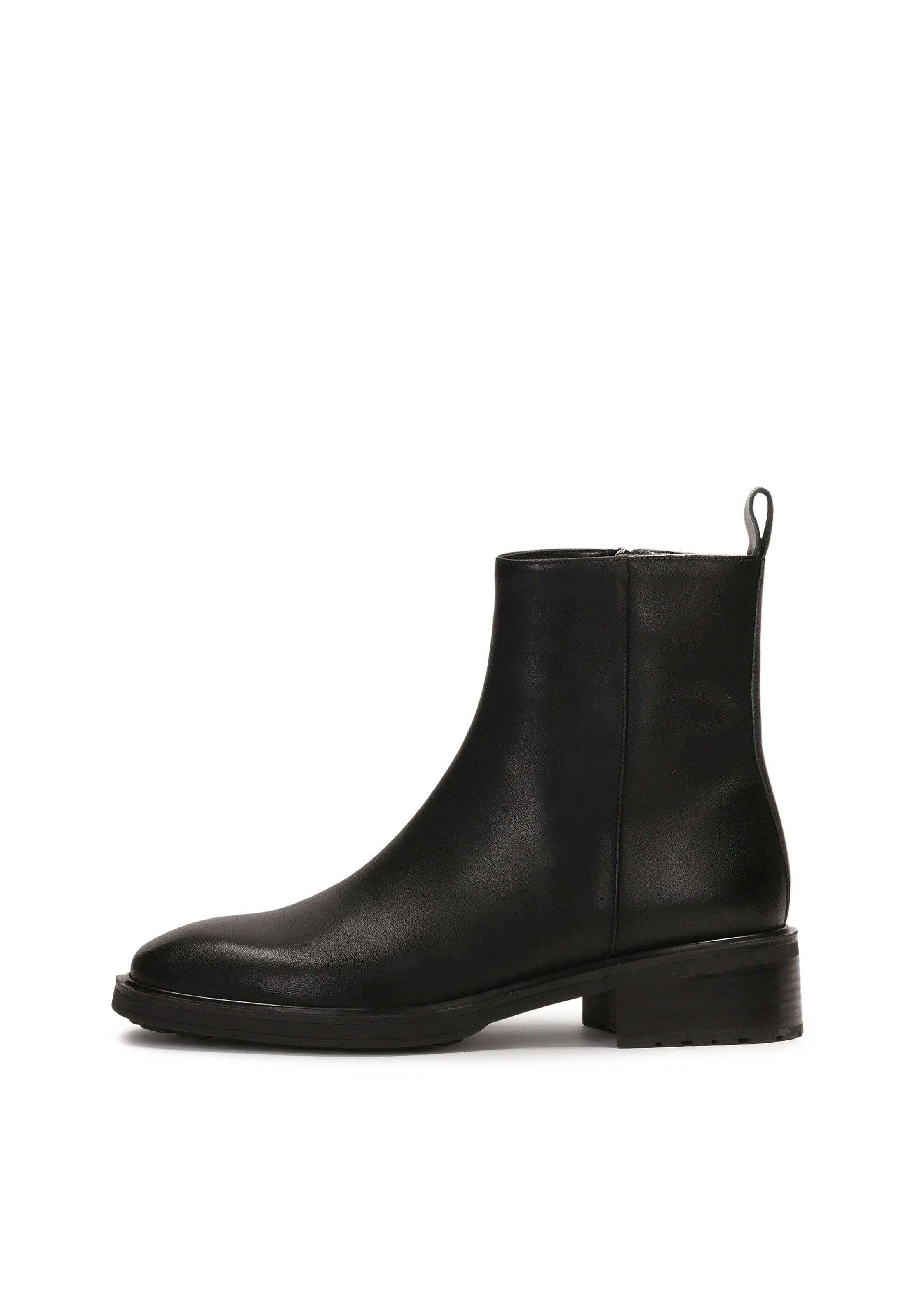 Kazar Къси ботуши в черно: отпред