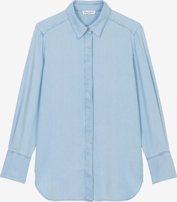 Marc O'Polo Blouse in Blauw: voorkant