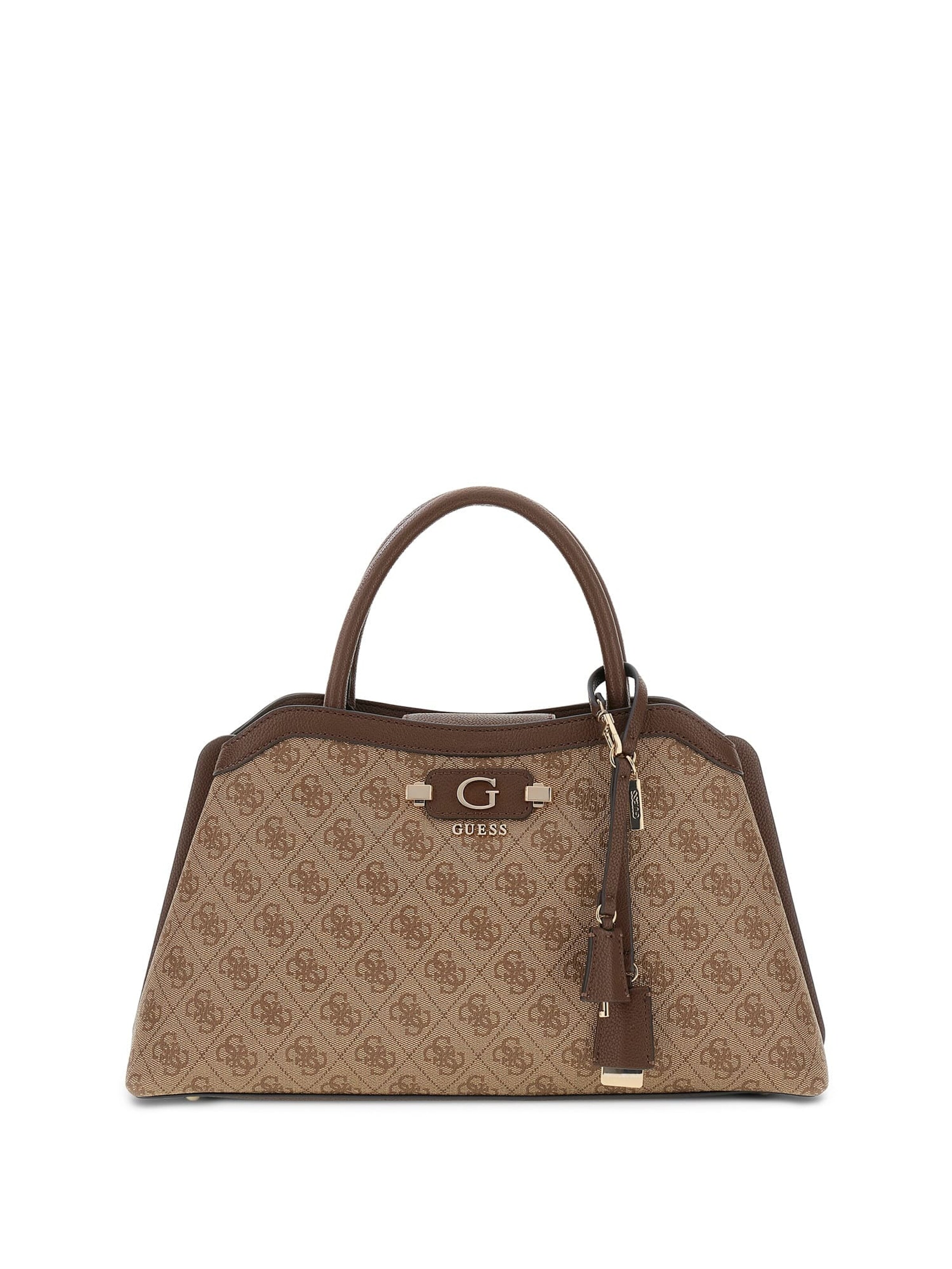 GUESS Handtasche 'Lindsey' in Braun: Vorderseite