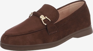 Ital-Design Slipper in Braun: Vorderseite