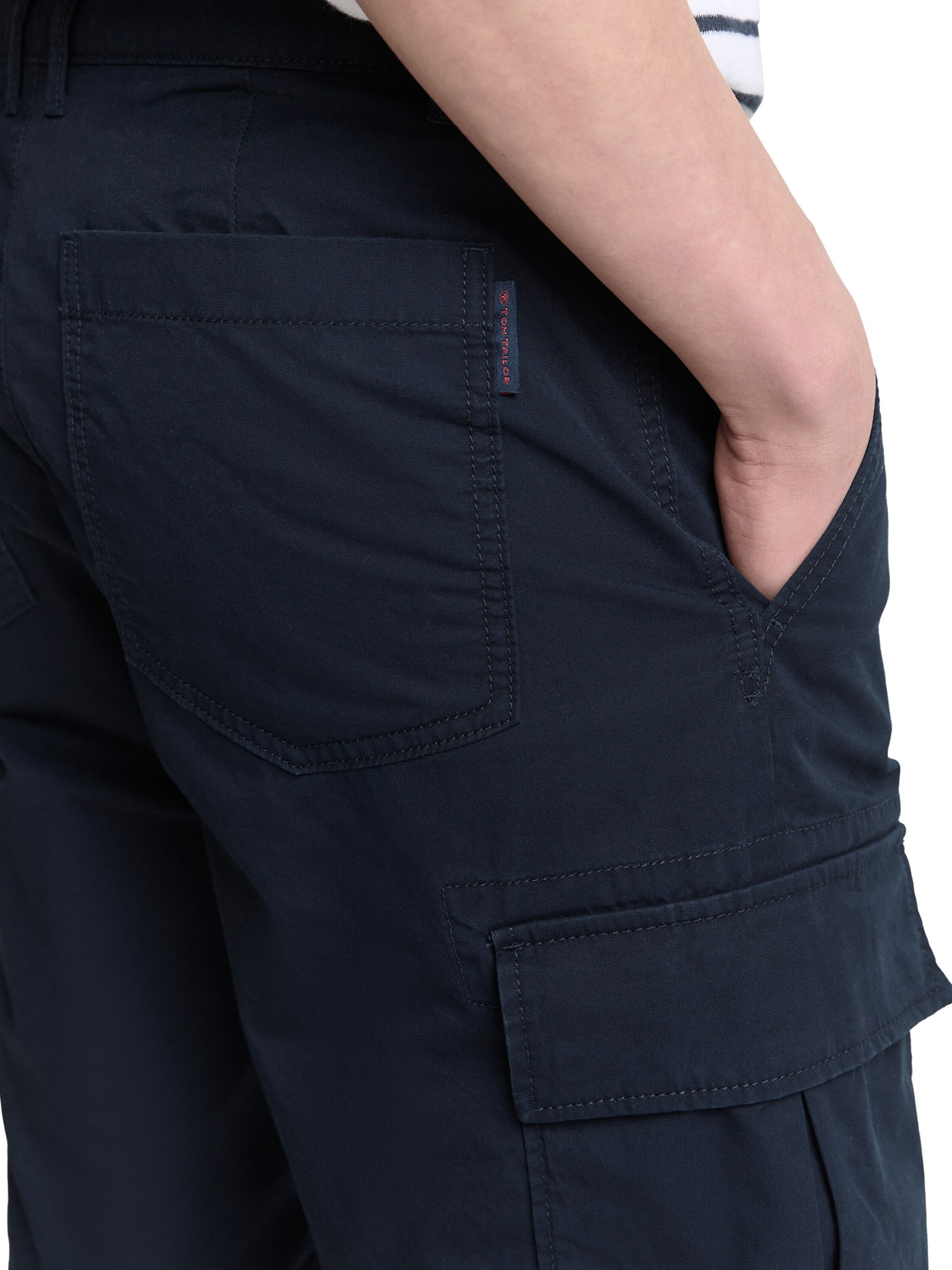 TOM TAILOR Normální Kapsáče – modrá