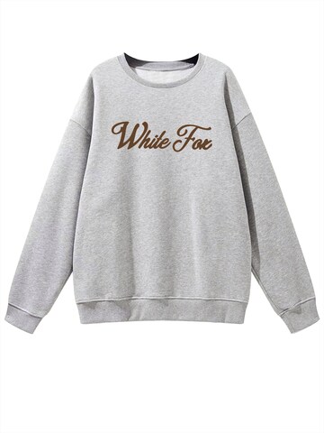 GORHEY Sweatshirt 'Women's Crew Neck Sweatshirt with Print & Fleece Lining for Autumn/Winter' in Grey
