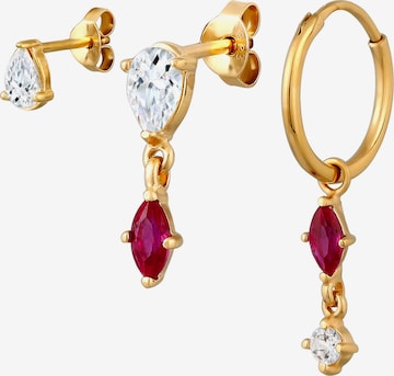 Boucles d'oreilles ELLI en or : devant