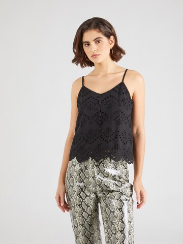 PIECES - Top 'PCVILDE' en negro: frente