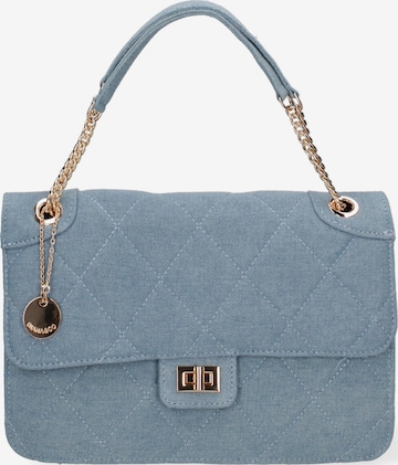 Borsa a spalla 'Borsa a Spalla Donna Nylon Ecopelle Twist Lock' di Diana&Co. in blu: frontale