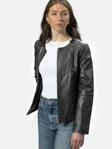 18N62 Between-season jacket 'NEGivette' in Black: front