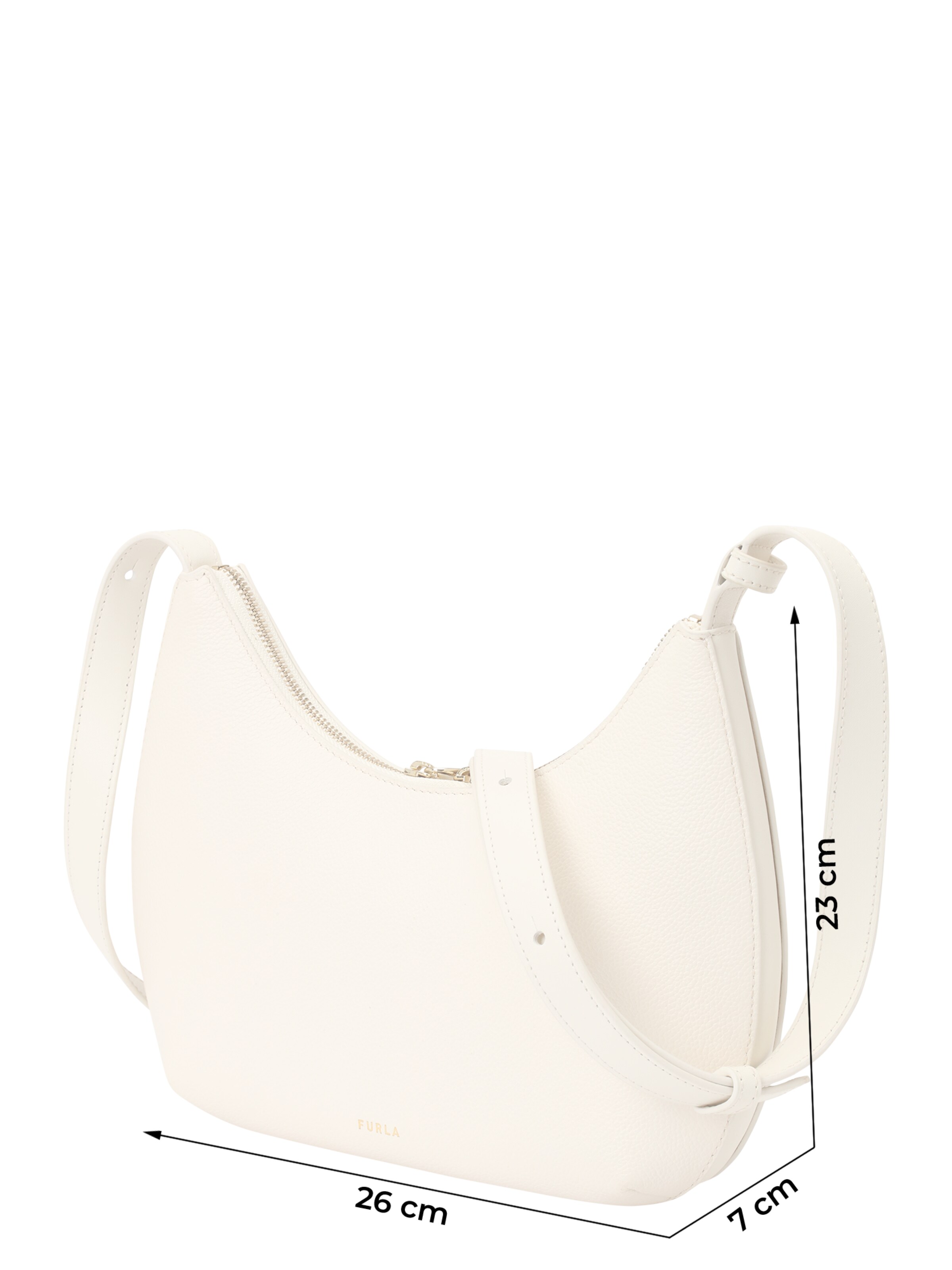 FURLA Kabelka na rameno 'Goccia' - Biela