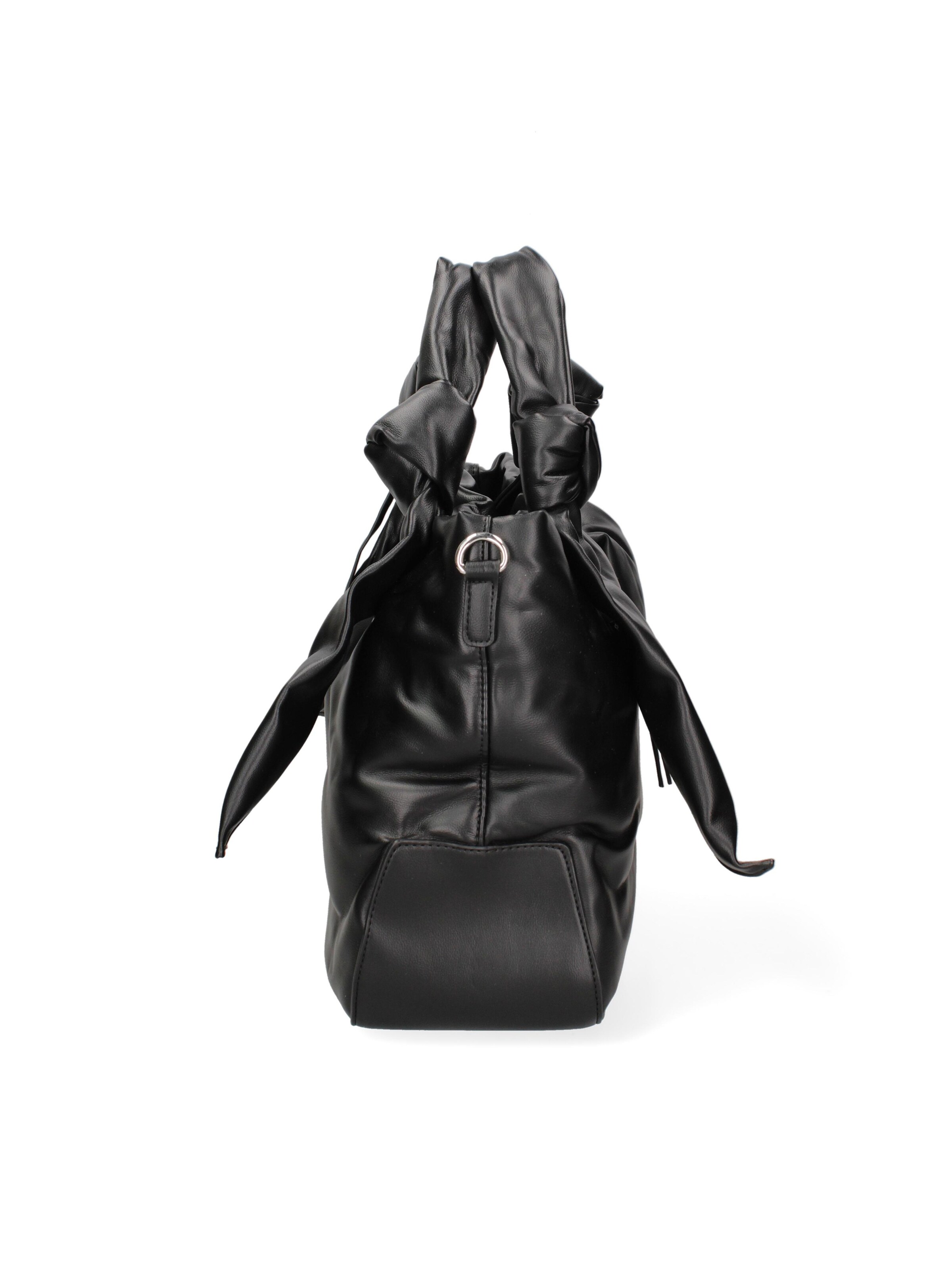 Shopper 'Borsa Shopper Donna Ecopelle con Zip e Tracolla Regolabile' di Diana&Co. in nero