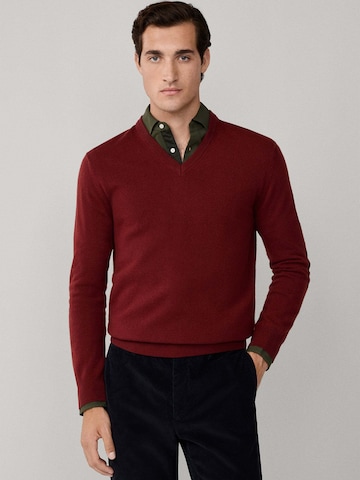 Hackett London Pullover in Rot: Vorderseite