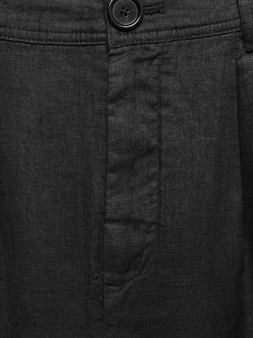 MANGO Szeroka nogawka Cygaretki 'Maneli' w kolorze czarny