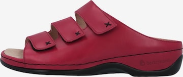 BERKEMANN Mule 'Franziska' in Red: front