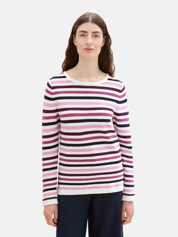 TOM TAILOR Trui in Lila: voorkant