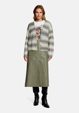 Cartoon Gebreid vest in Groen