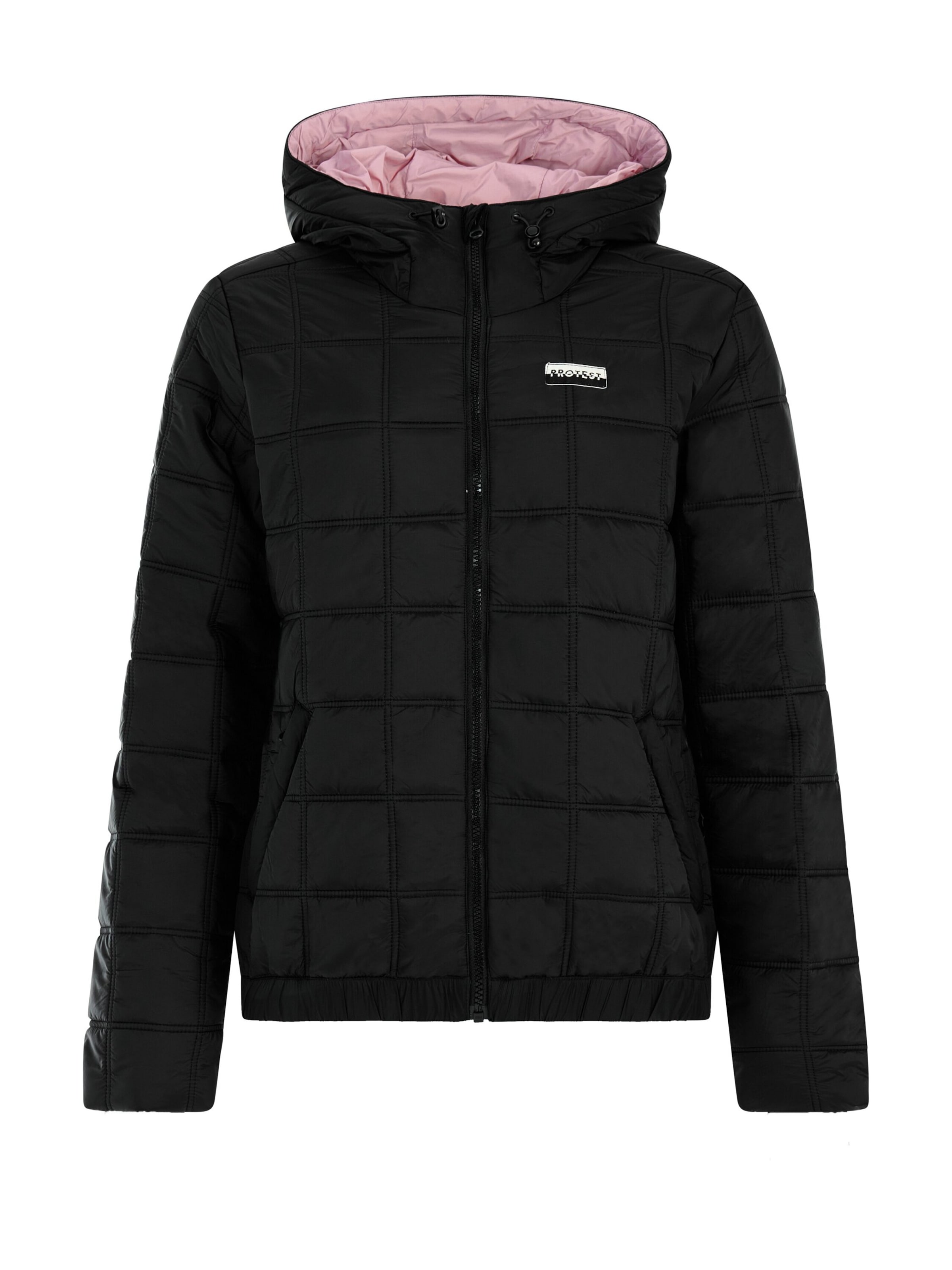 PROTEST Winterjacke 'PRTLeya'‌‌‌ in Schwarz: Vorderseite